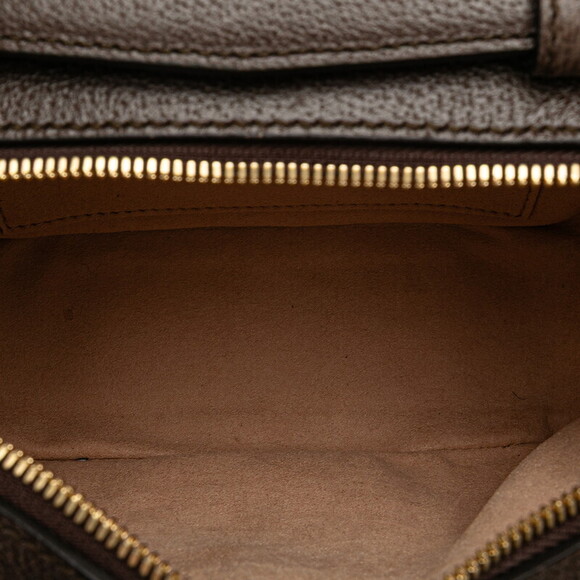 Gucci GG Supreme Ophidia Shoulder Bag Brown Leather - Picture 7 of 8